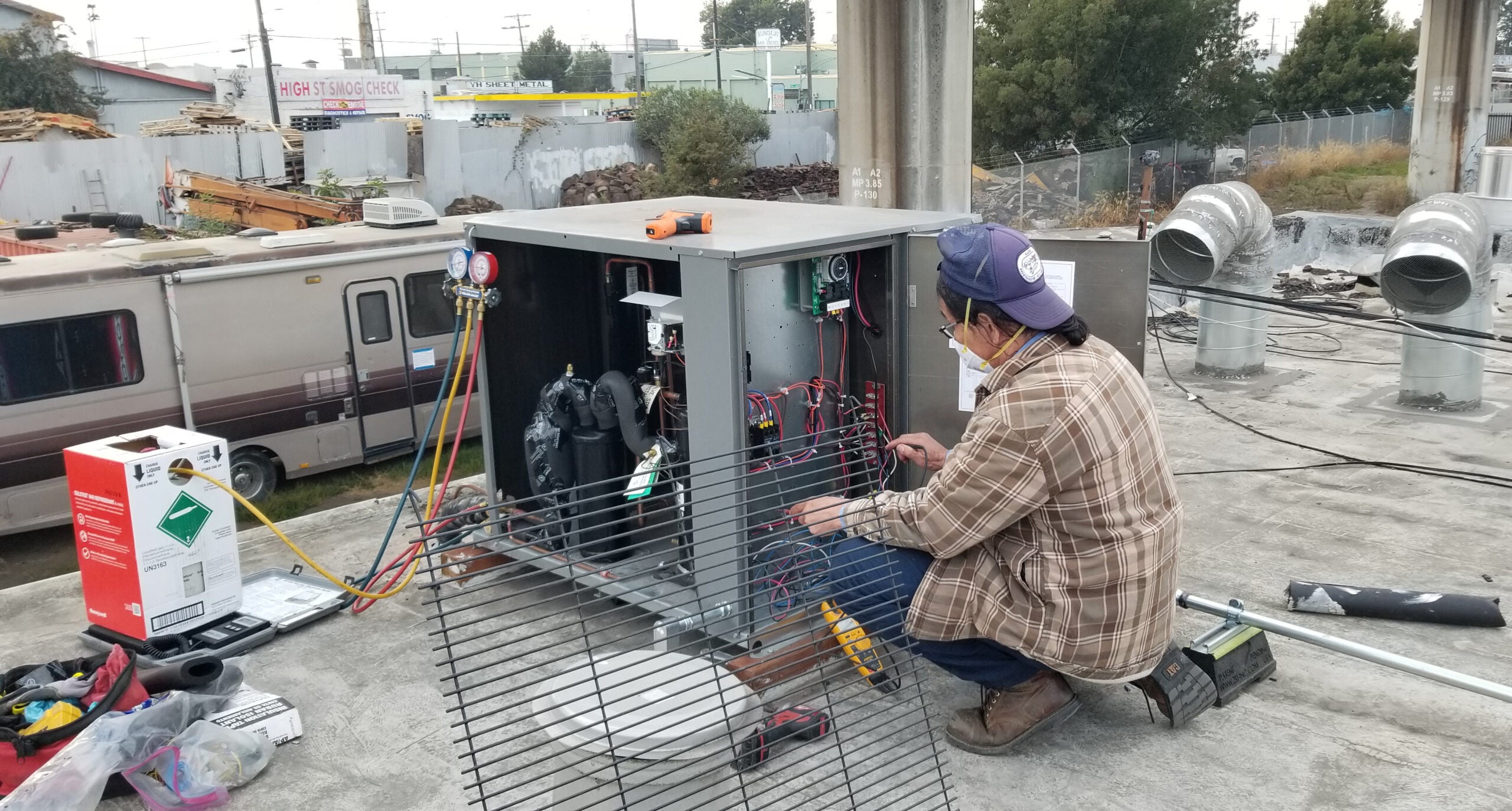 AC Refrigerant Leak Repair